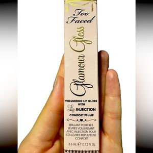 TOO FACED Lip Injection Lip Gloss “Pillow Talk” rare NIB
